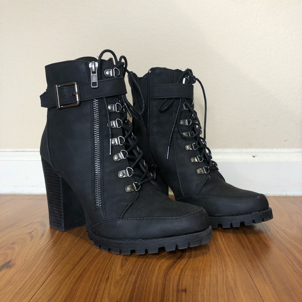 Black Combat Boots